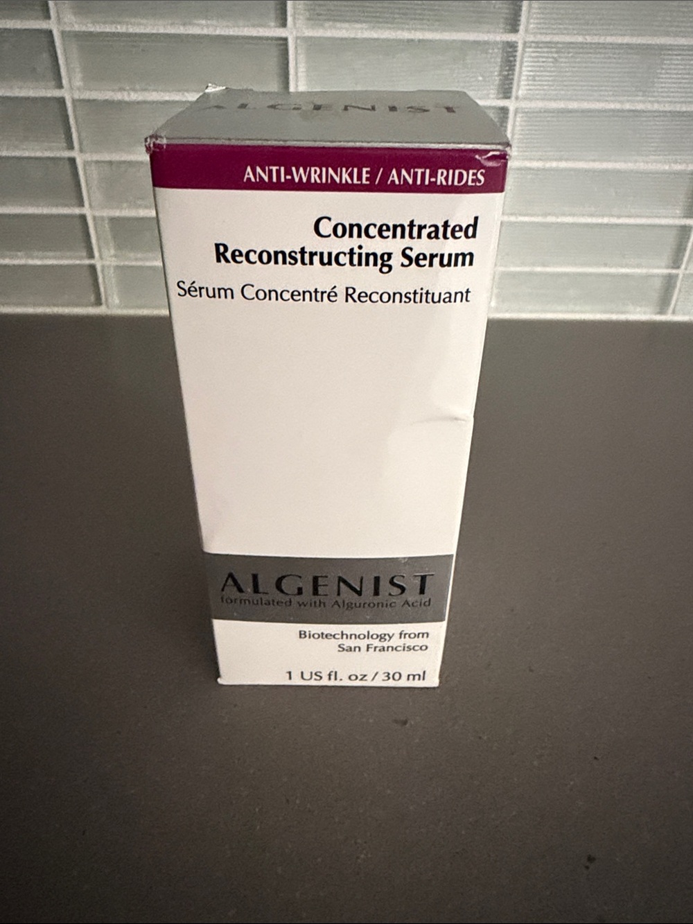 Algenist Concentrated Reconstructing Serum - White with Purple Accent